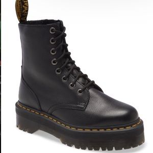 Dr. Martens Jordan platforms, women size 7, worn twice, look brand new.